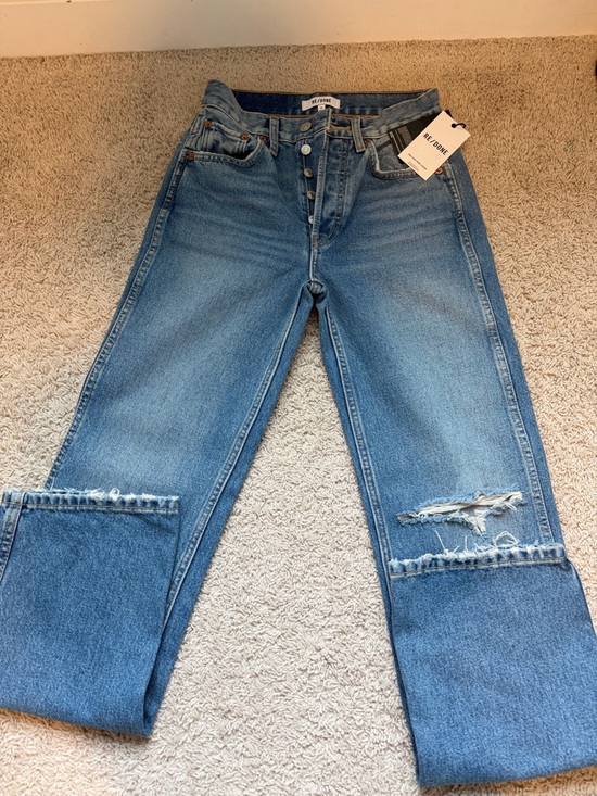 Re/Done Denim - Re/Done 90s High Rise Loose Jeans - SIZE 24